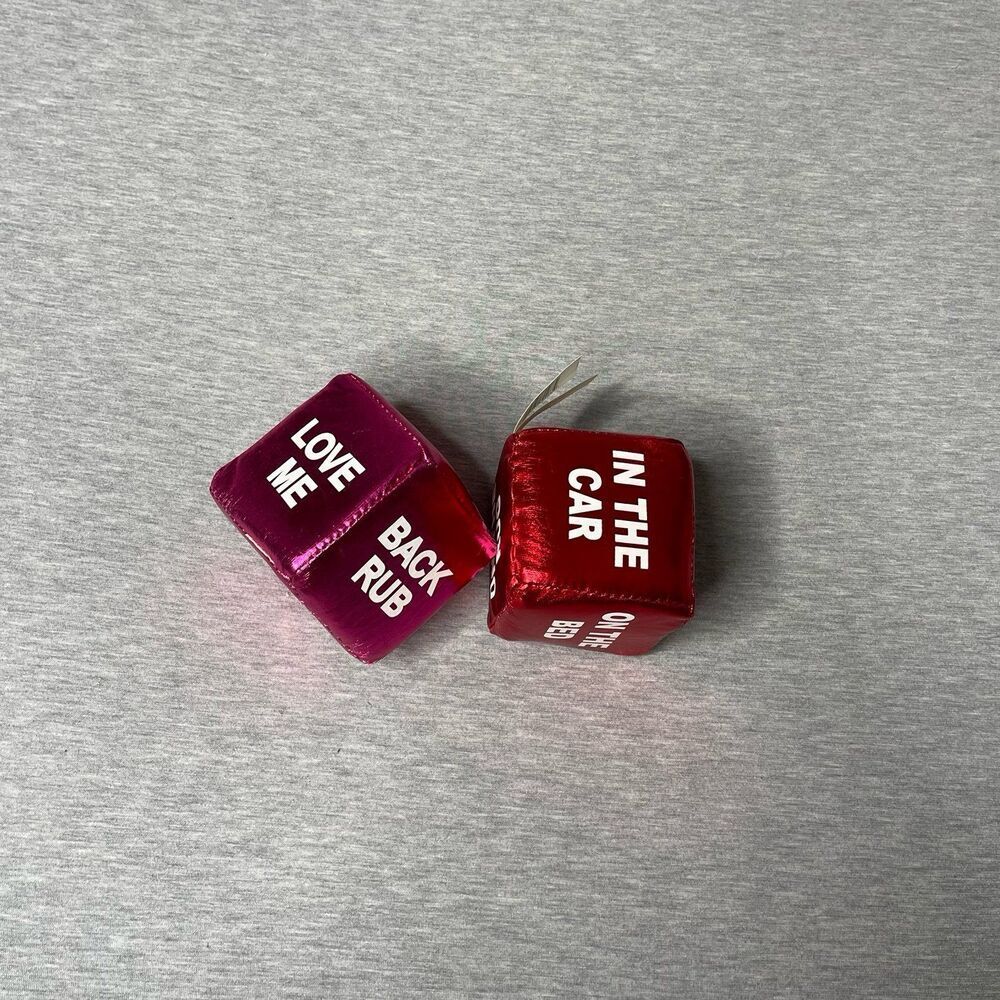 Spencer’s Adult Couple Foam Sexy Fun Playing Dice